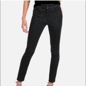 NWT Express Black Ankle Legging High Rise Jeans